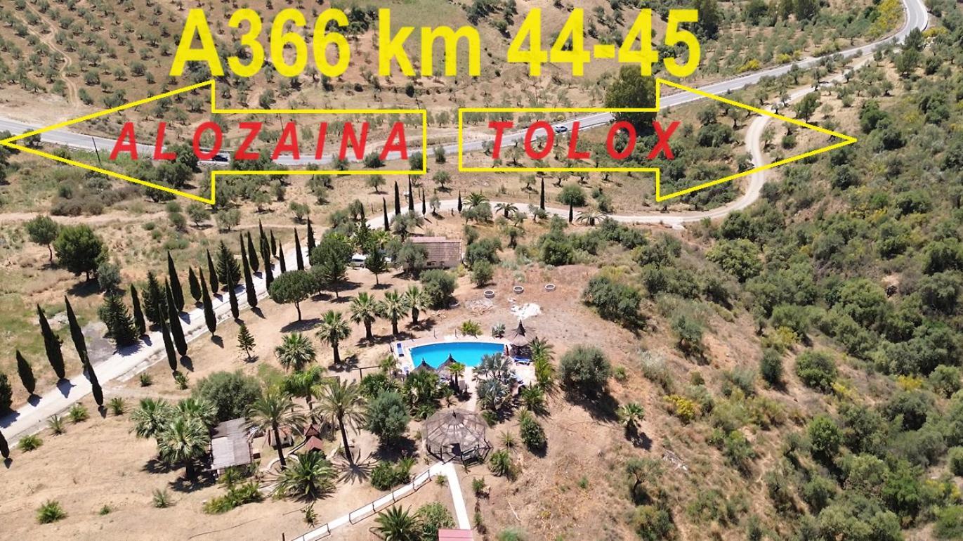 Rural Cottage, With Pool & Optional Private 6 Guests Jacuzzi Tolox Exterior photo